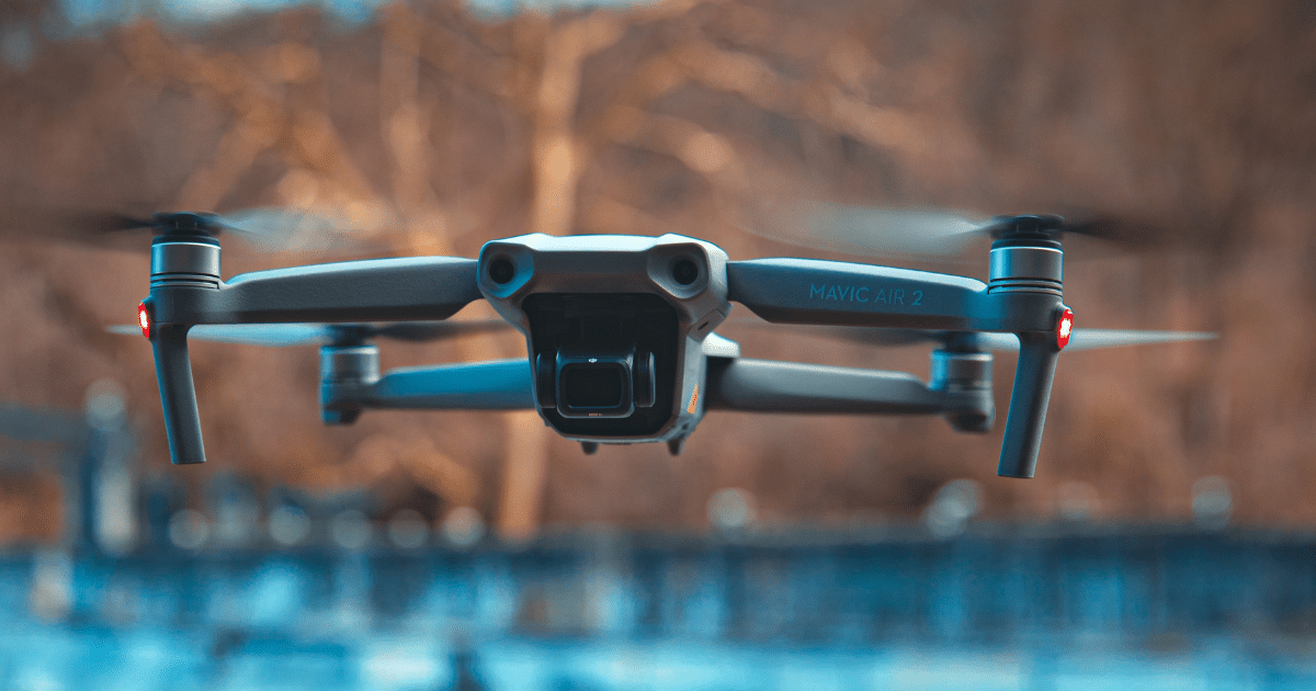 photo d'un drone en marche 